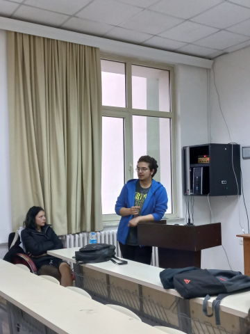 scome direktörümüz konuşma esnasında