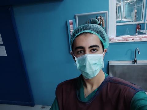 Scopy cihazının önlüğüyle çekilmiş fotoğraf 