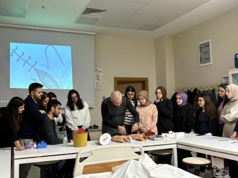 Workshop esnasından bir resim