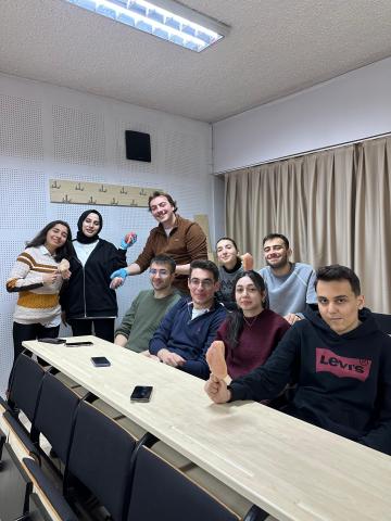Etkinliği hazırlayan tıp eğitimi takımımızın fotoğrafı.