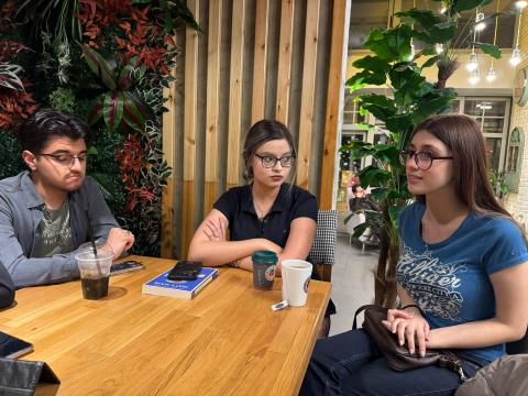 Etkinlik sırasında çekilmiş bir foto