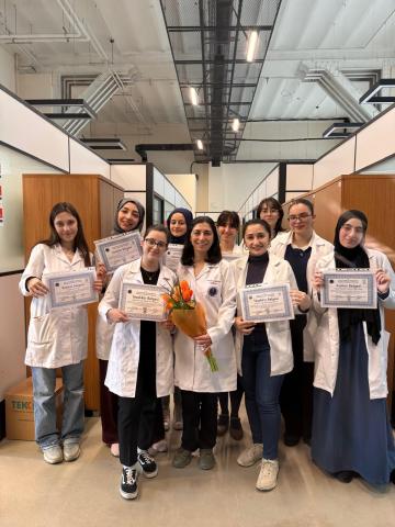 Etkinlik sonunda katılımcılarımıza ve hocalarımıza takdim ettiğimiz teşekkür ve katılım belgeleri