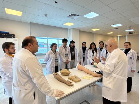 Eğitim esnasında 1. Grupla çekilen fotoğraf 