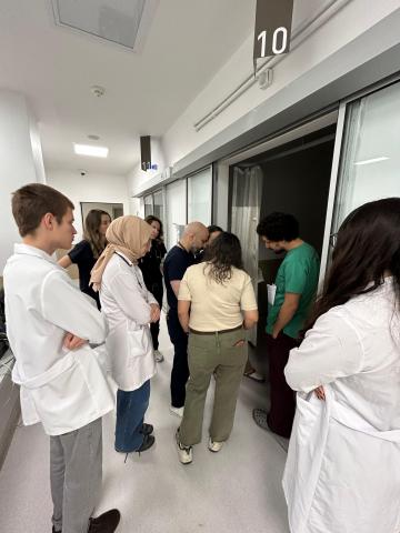 Vizit esnasında çekilmiş bir fotoğraf