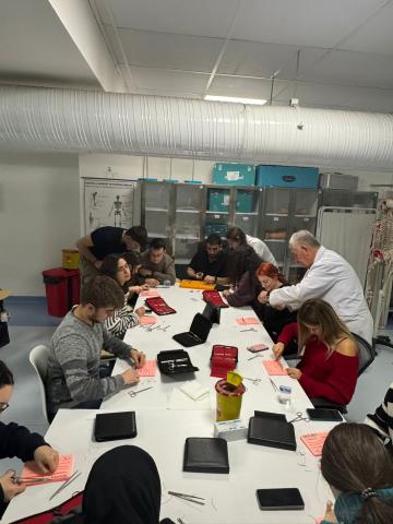 Etkinlik esnasında fotoğraf 