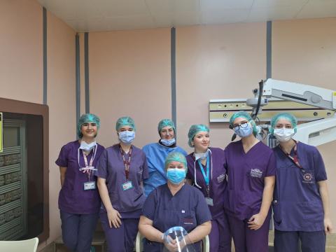 Hocamızla ameliyathaneden bir fotoğraf