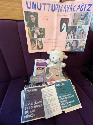 Pankart, broşür ped ve PAMUĞUMUZZZ