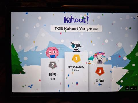 kahoot skor tablosu